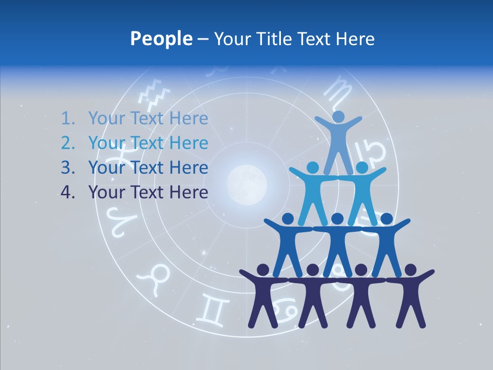 Aries Wheel Icon PowerPoint Template