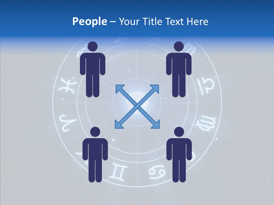 Aries Wheel Icon PowerPoint Template