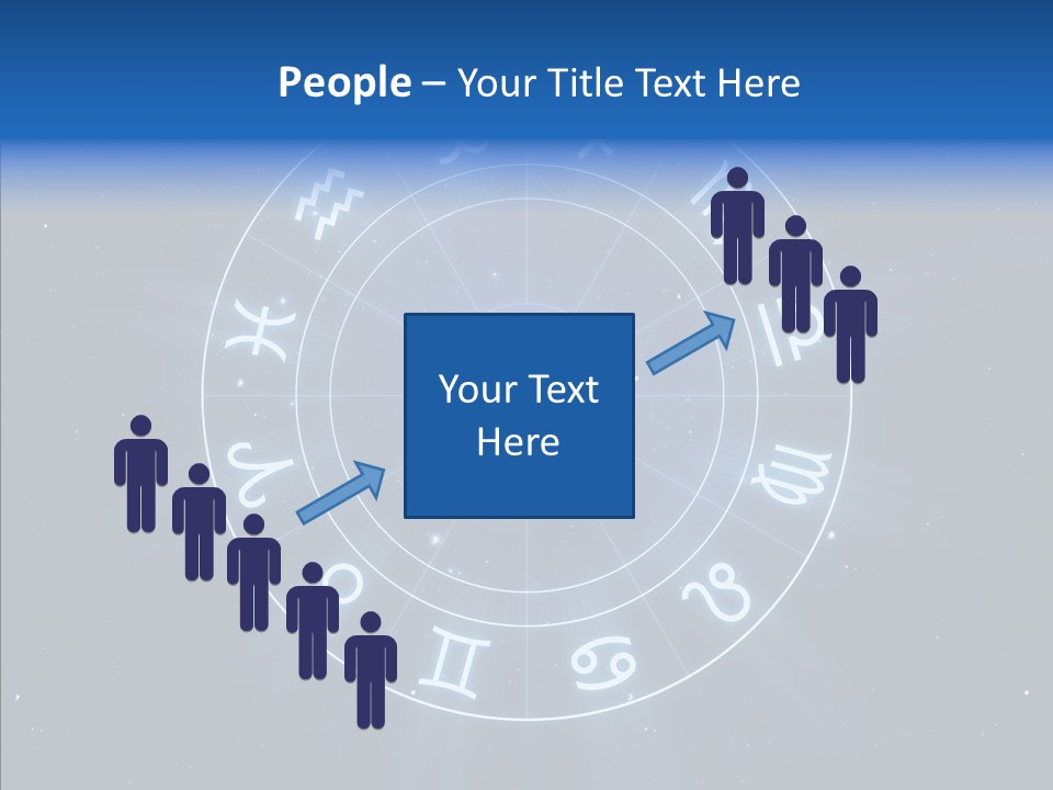 Aries Wheel Icon PowerPoint Template