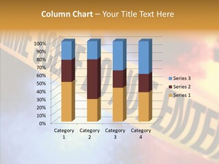 Tape Boundary Patrol Car PowerPoint Template