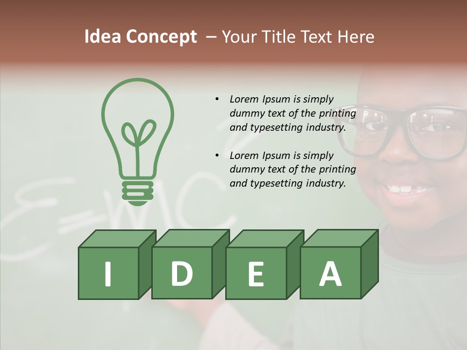 Pupil Physics Funny PowerPoint Template