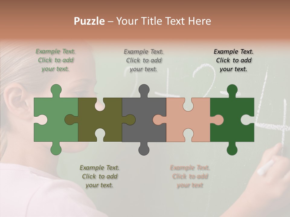 Childhood Happy One Person PowerPoint Template