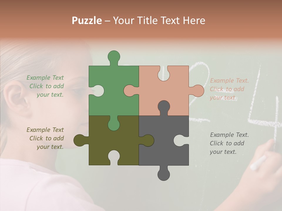 Childhood Happy One Person PowerPoint Template