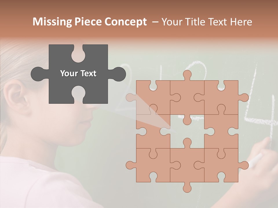 Childhood Happy One Person PowerPoint Template