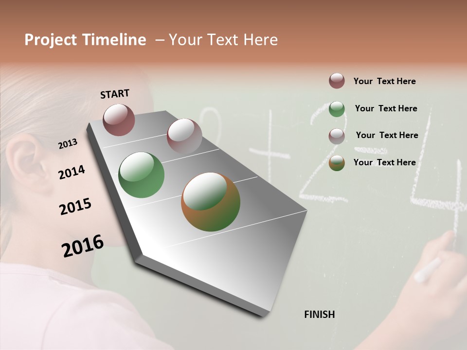 Childhood Happy One Person PowerPoint Template