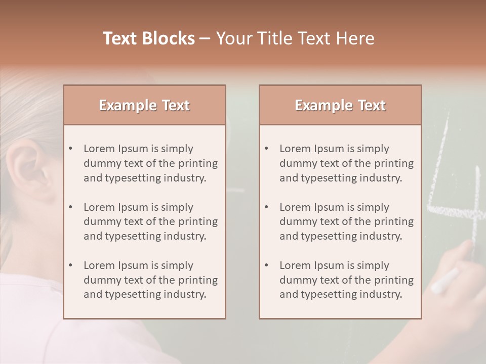 Childhood Happy One Person PowerPoint Template