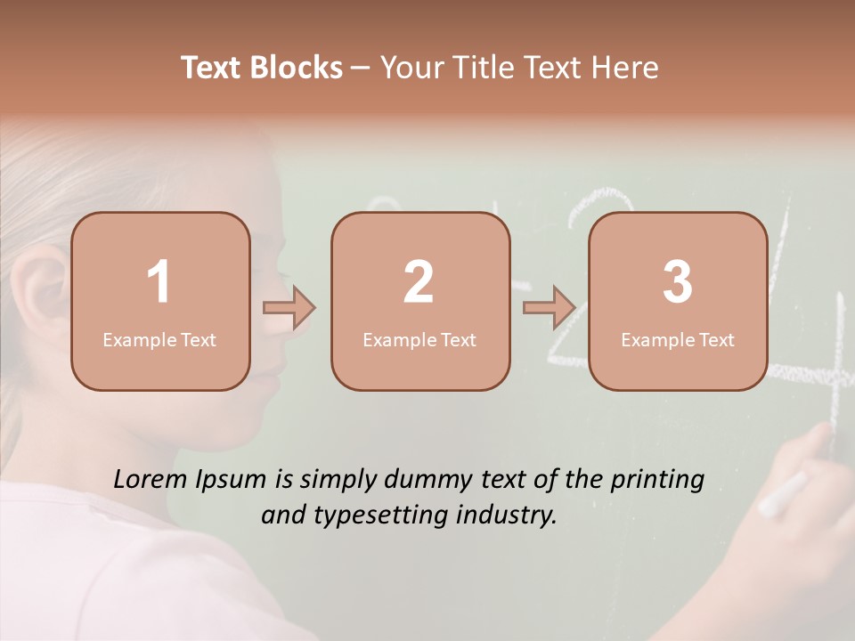 Childhood Happy One Person PowerPoint Template