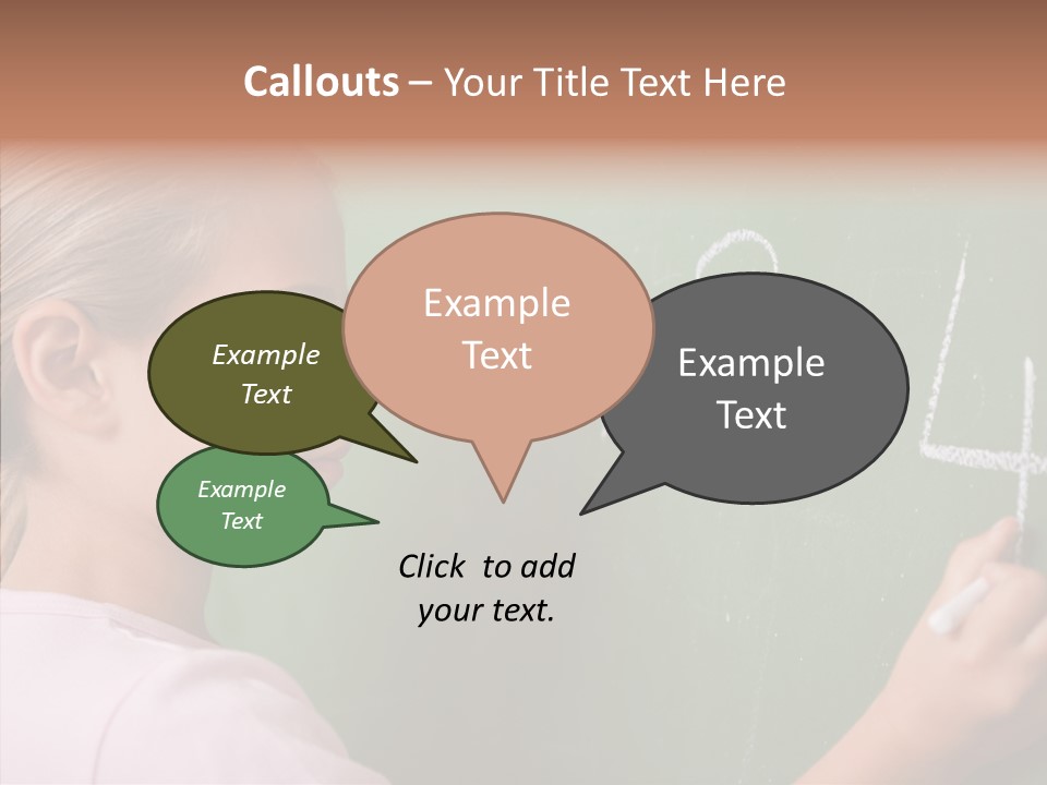 Childhood Happy One Person PowerPoint Template