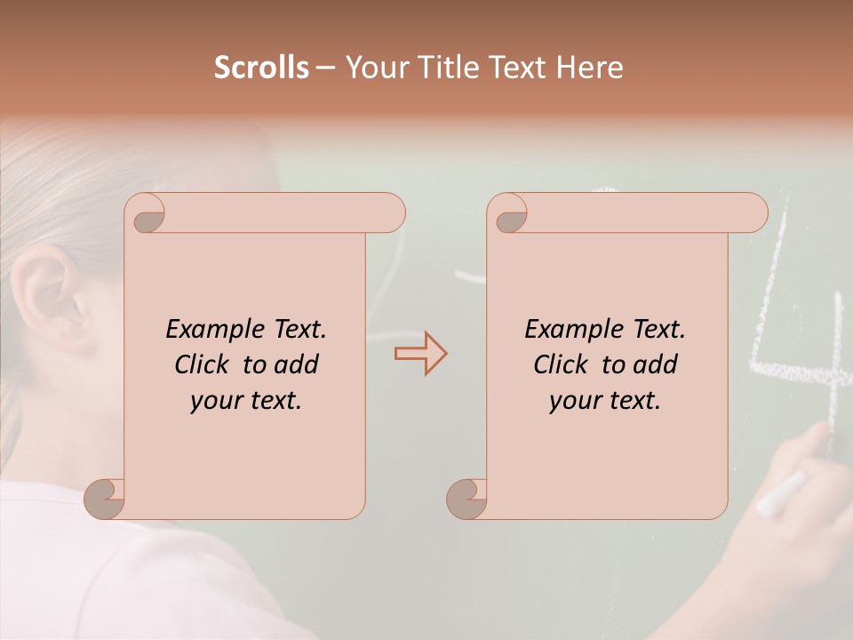 Childhood Happy One Person PowerPoint Template