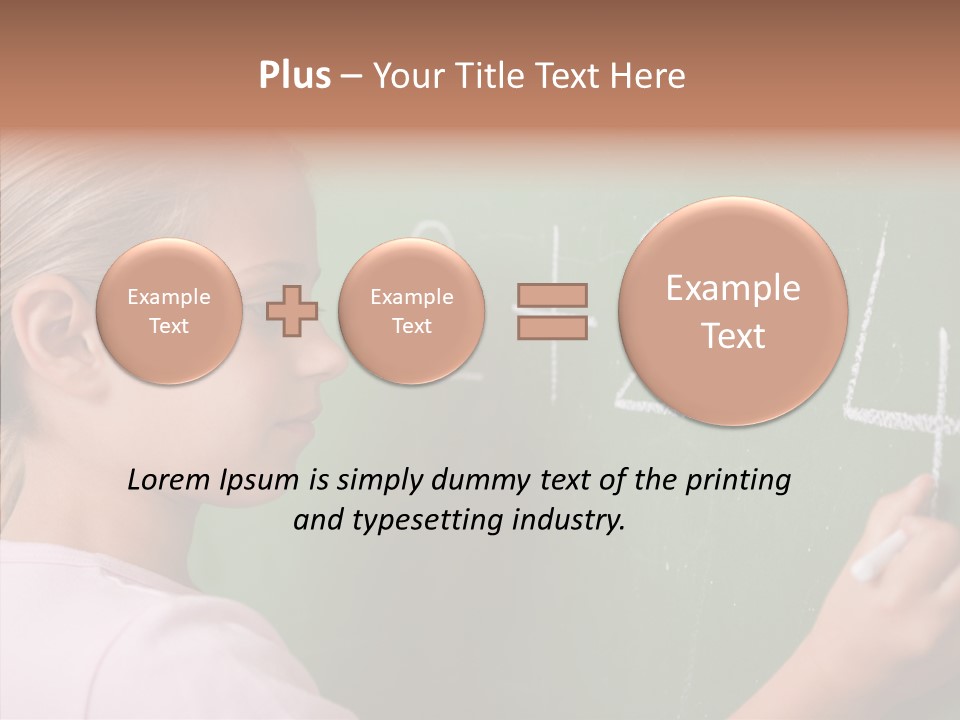 Childhood Happy One Person PowerPoint Template