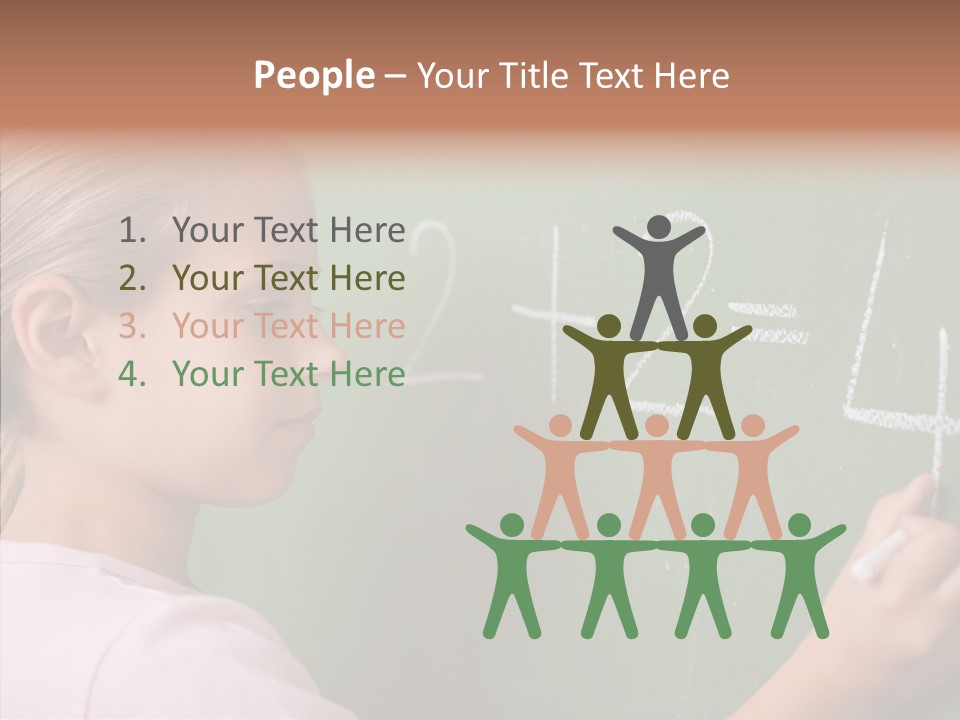 Childhood Happy One Person PowerPoint Template