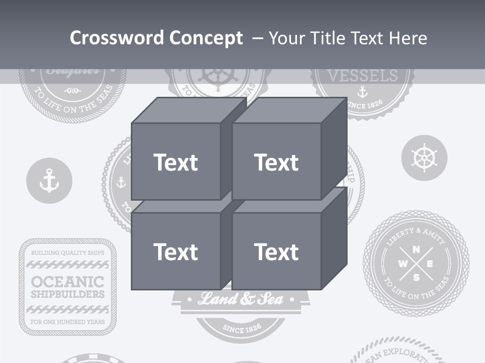 Ocean Quality Symbol PowerPoint Template