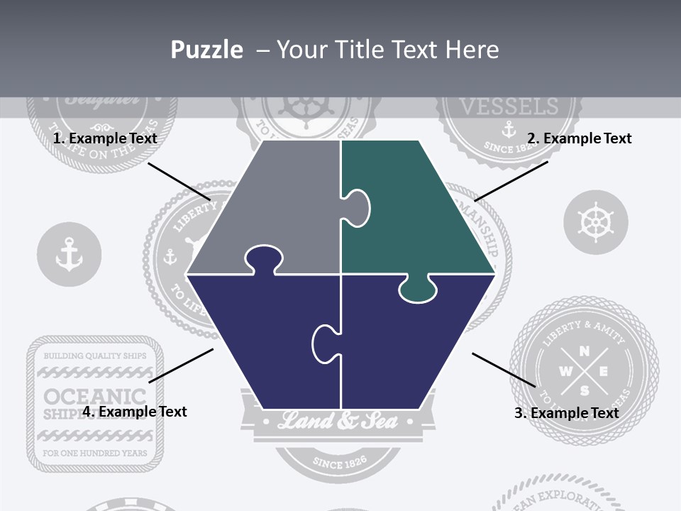 Ocean Quality Symbol PowerPoint Template