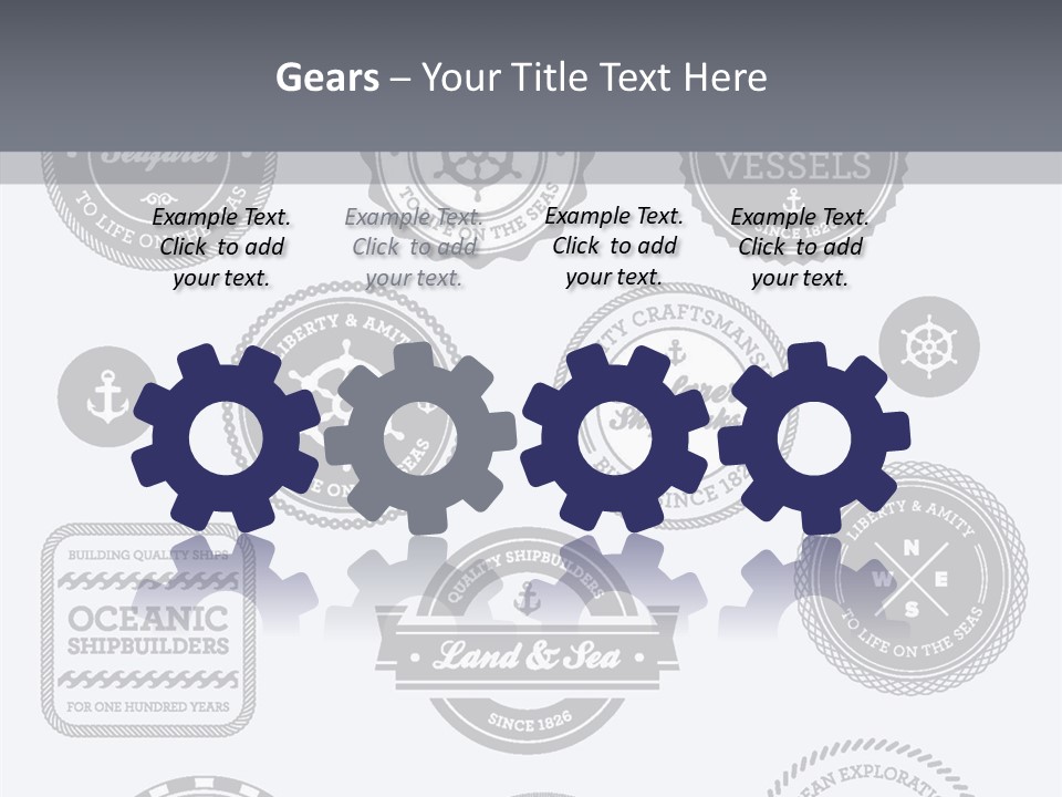 Ocean Quality Symbol PowerPoint Template