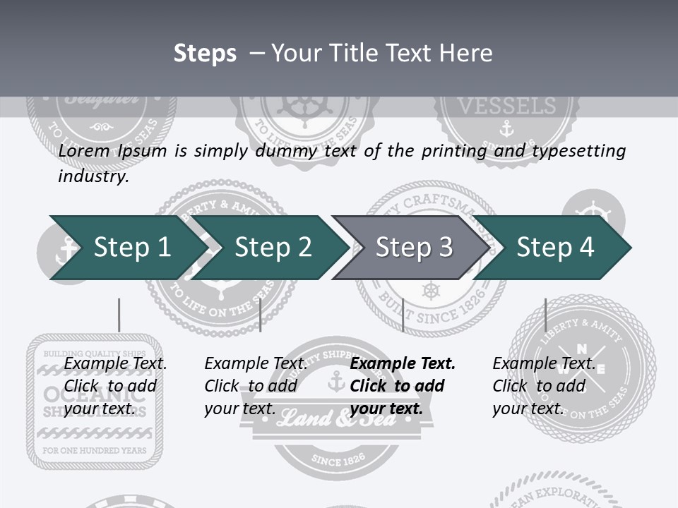 Ocean Quality Symbol PowerPoint Template