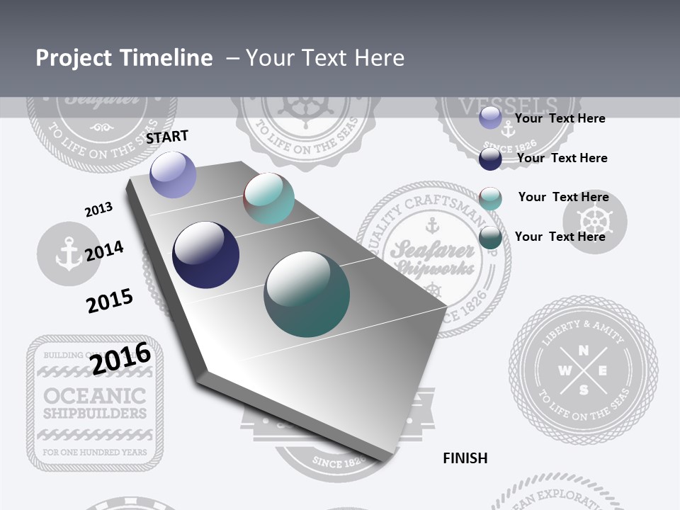 Ocean Quality Symbol PowerPoint Template
