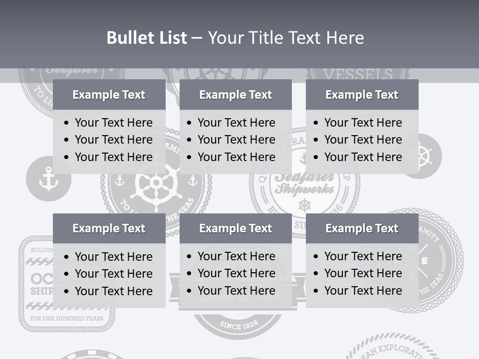 Ocean Quality Symbol PowerPoint Template