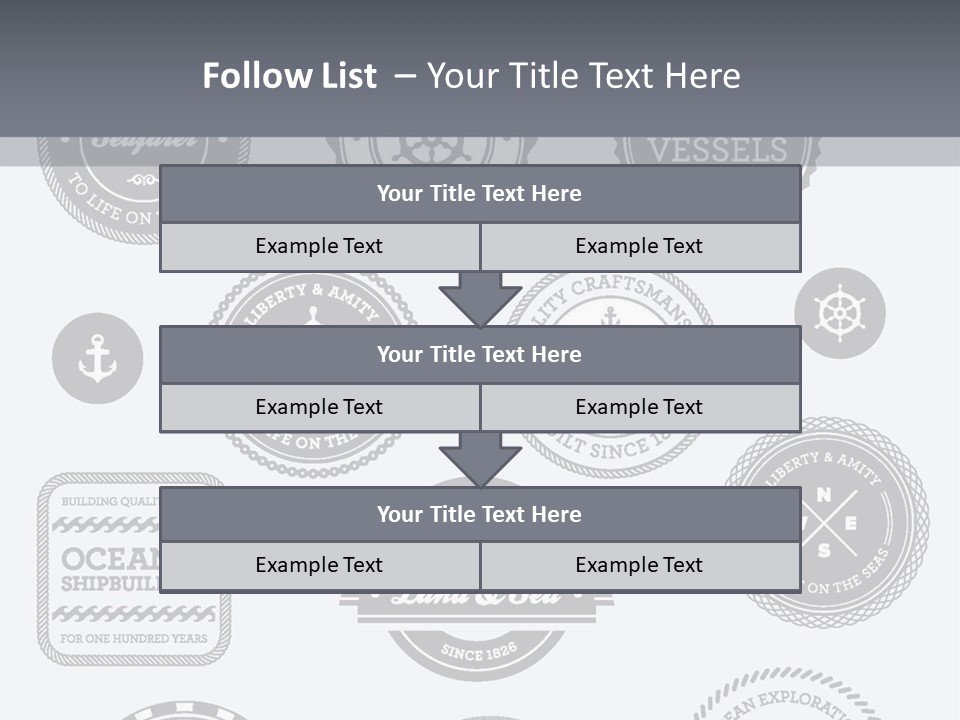 Ocean Quality Symbol PowerPoint Template