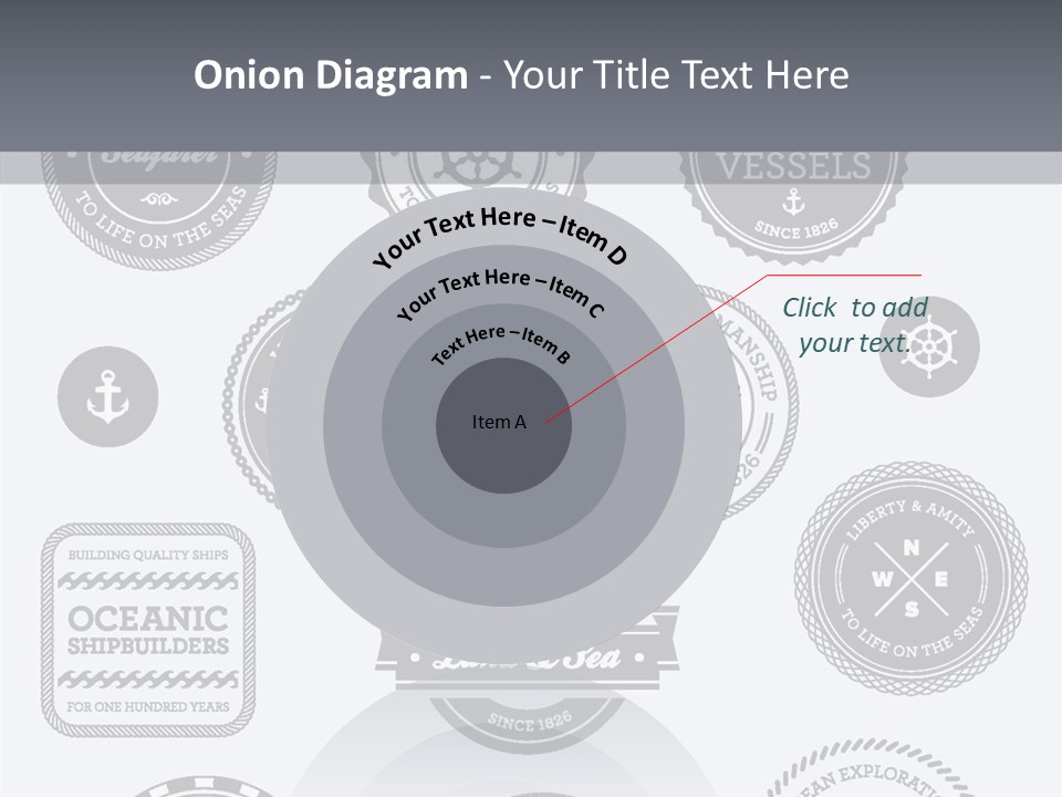 Ocean Quality Symbol PowerPoint Template