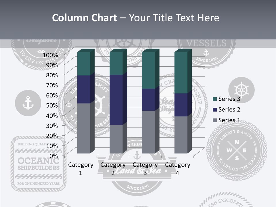 Ocean Quality Symbol PowerPoint Template