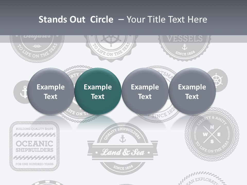 Ocean Quality Symbol PowerPoint Template