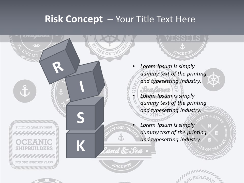 Ocean Quality Symbol PowerPoint Template