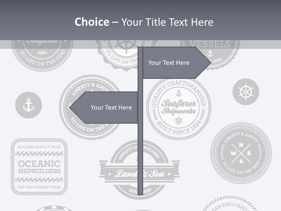 Ocean Quality Symbol PowerPoint Template