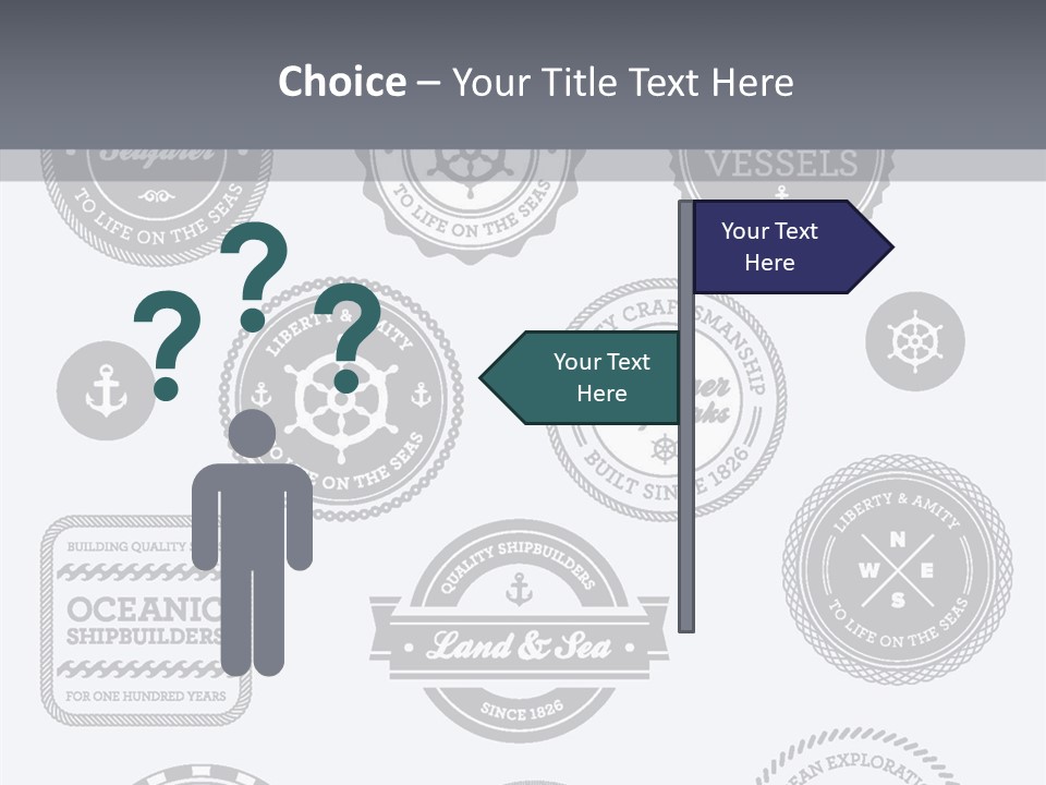 Ocean Quality Symbol PowerPoint Template