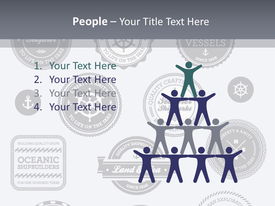 Ocean Quality Symbol PowerPoint Template