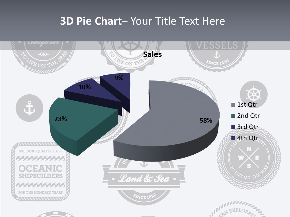 Ocean Quality Symbol PowerPoint Template