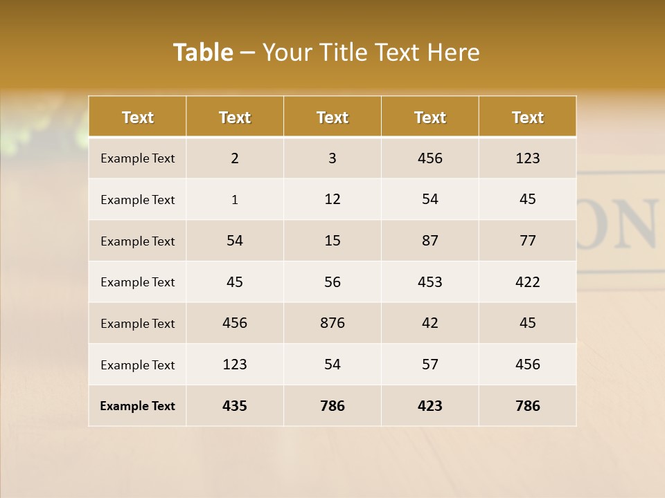 Motel Vintage Tone PowerPoint Template