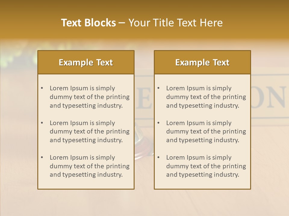 Motel Vintage Tone PowerPoint Template