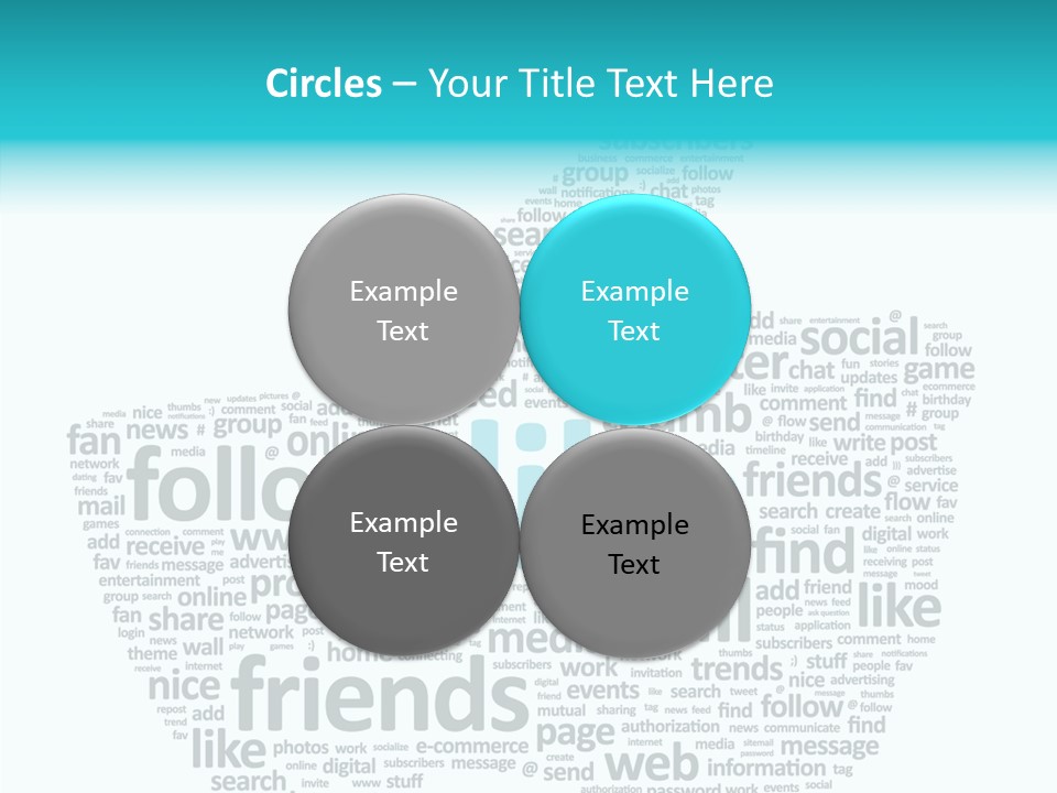 Community Communication Well PowerPoint Template