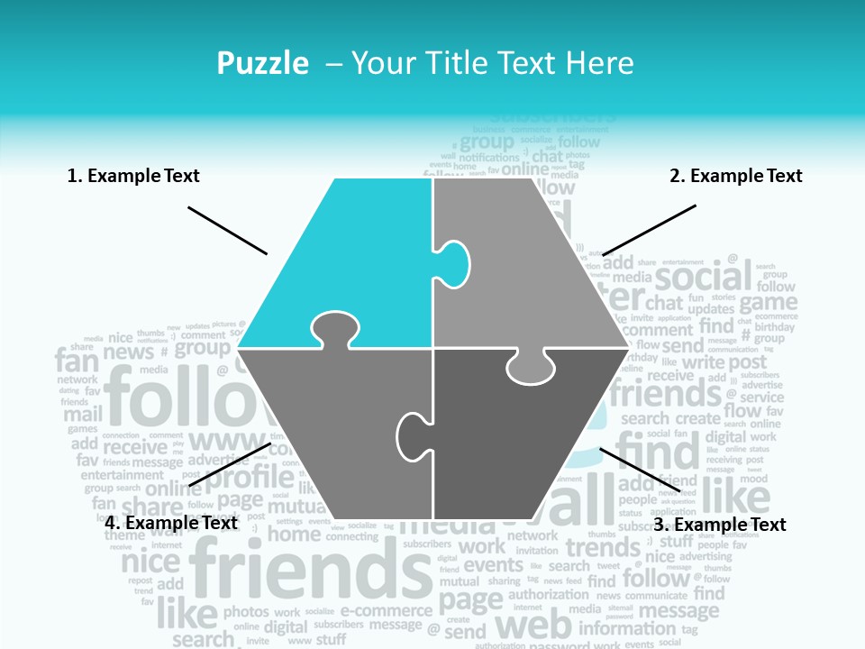 Community Communication Well PowerPoint Template