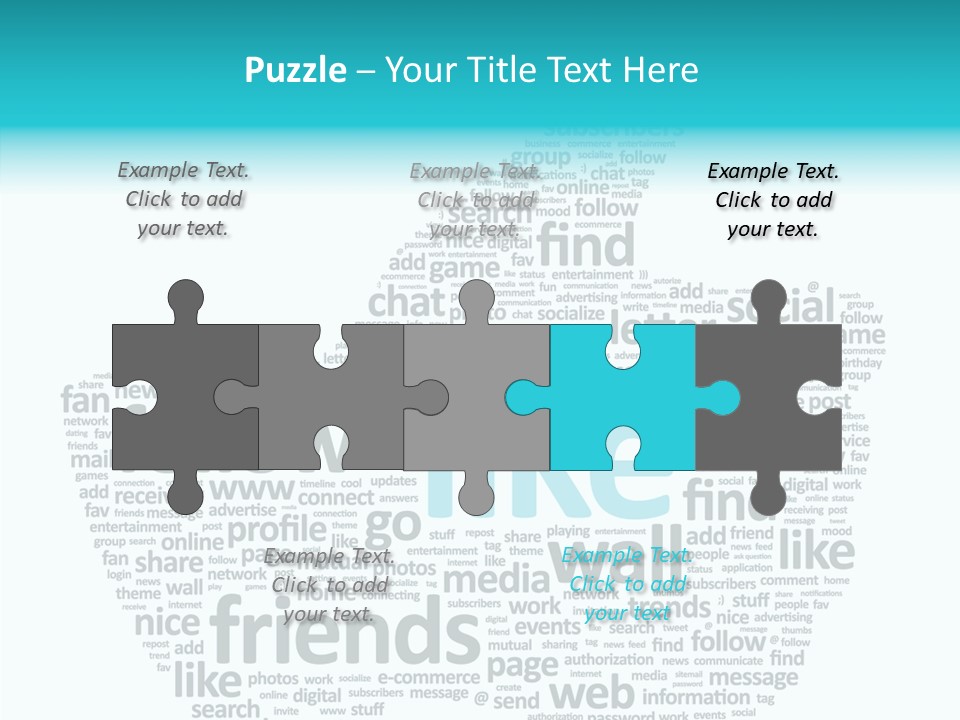 Community Communication Well PowerPoint Template