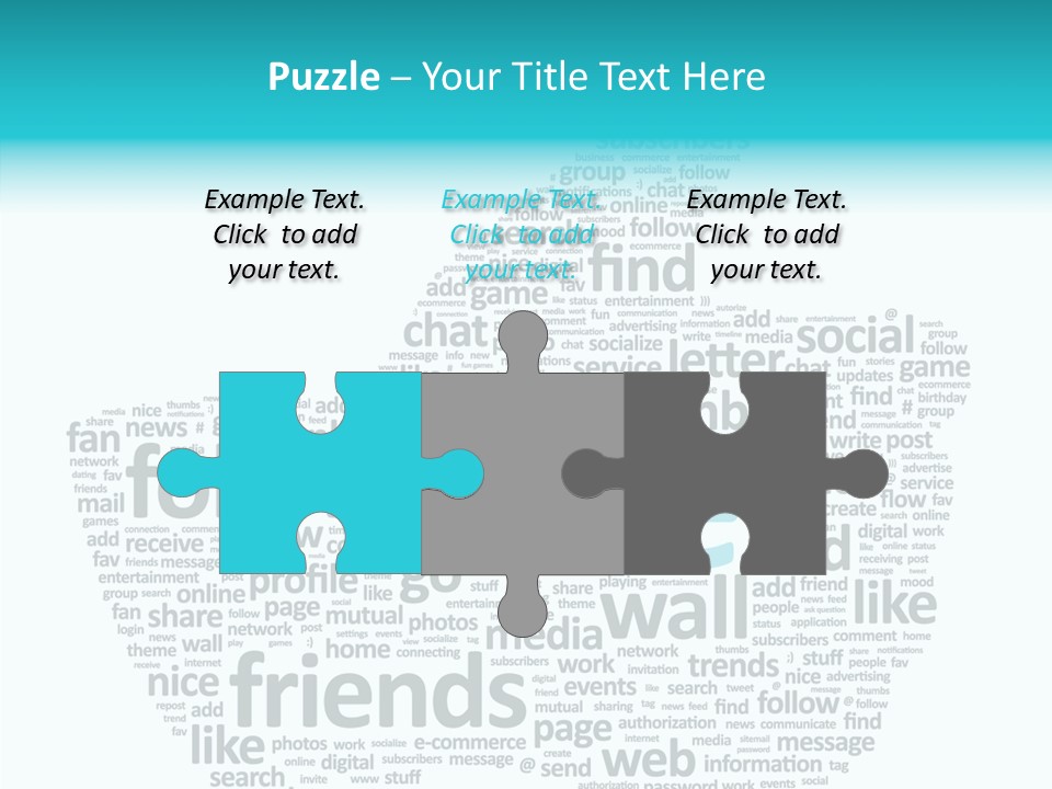 Community Communication Well PowerPoint Template