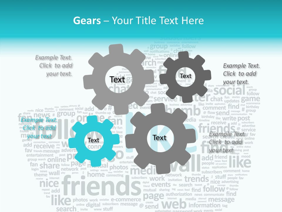 Community Communication Well PowerPoint Template