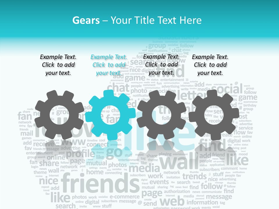 Community Communication Well PowerPoint Template