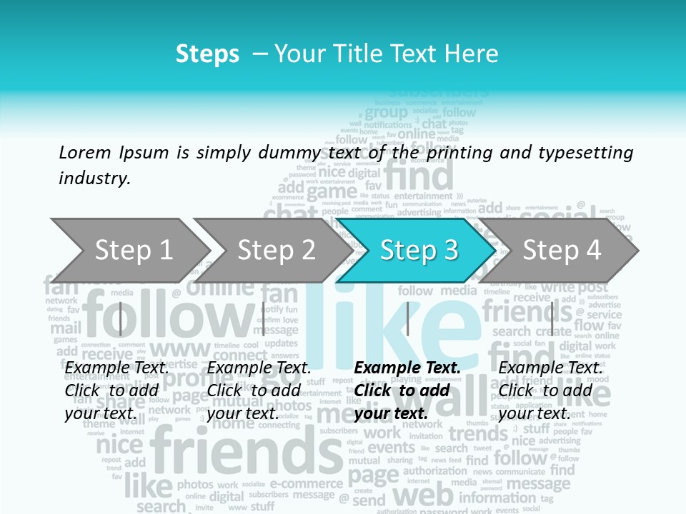 Community Communication Well PowerPoint Template
