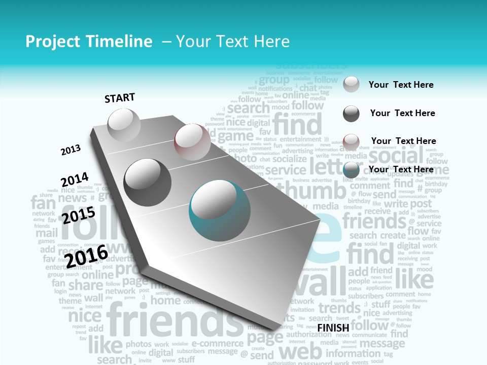 Community Communication Well PowerPoint Template