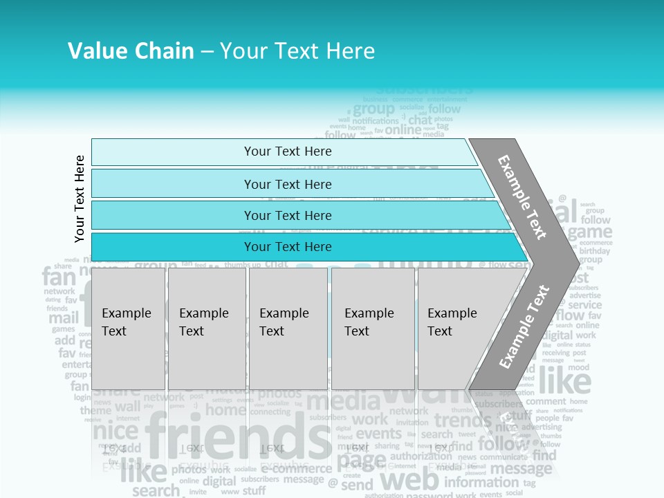 Community Communication Well PowerPoint Template