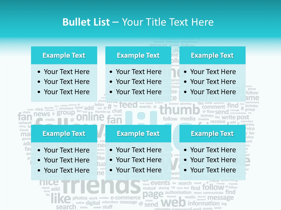 Community Communication Well PowerPoint Template