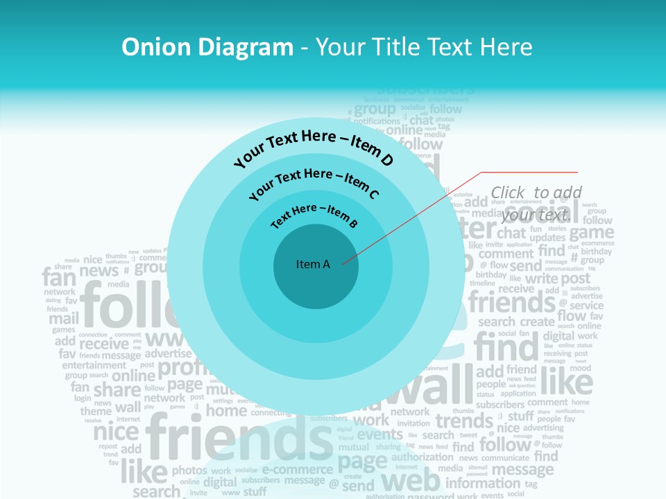 Community Communication Well PowerPoint Template