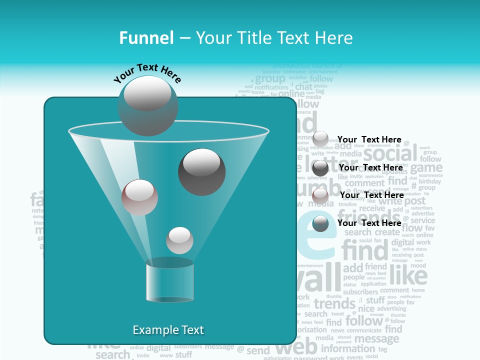 Community Communication Well PowerPoint Template