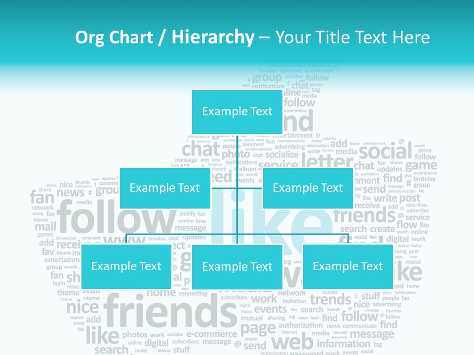 Community Communication Well PowerPoint Template