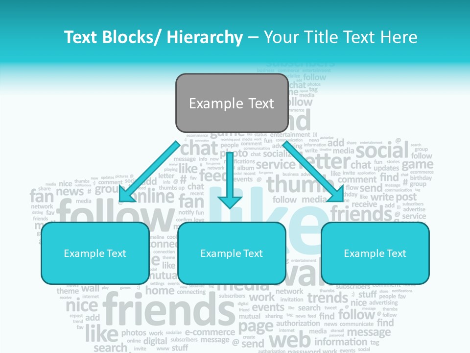 Community Communication Well PowerPoint Template