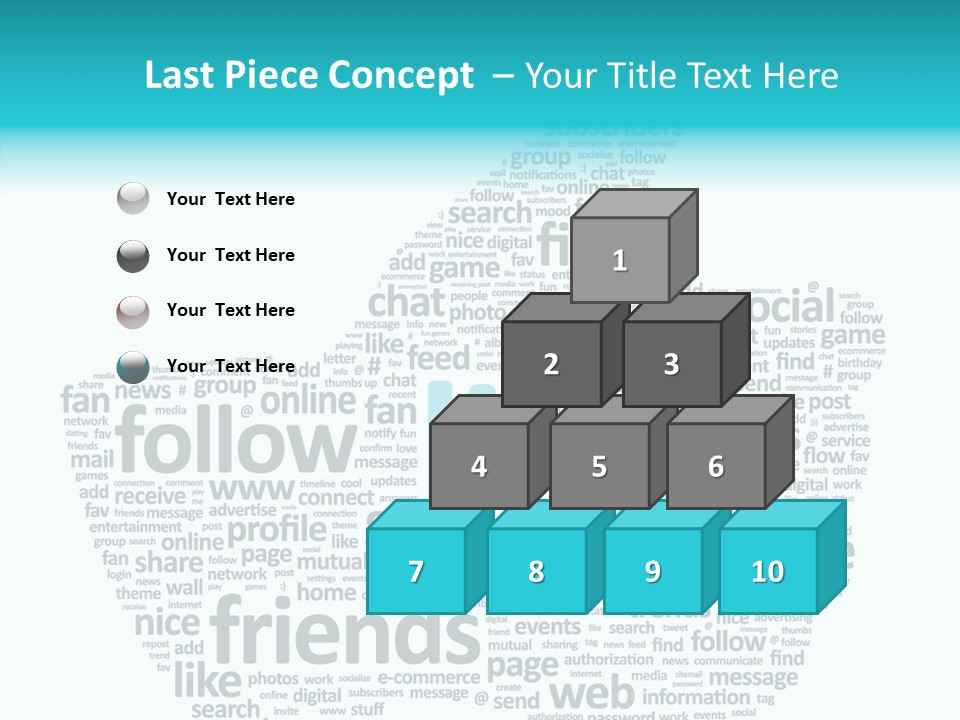 Community Communication Well PowerPoint Template