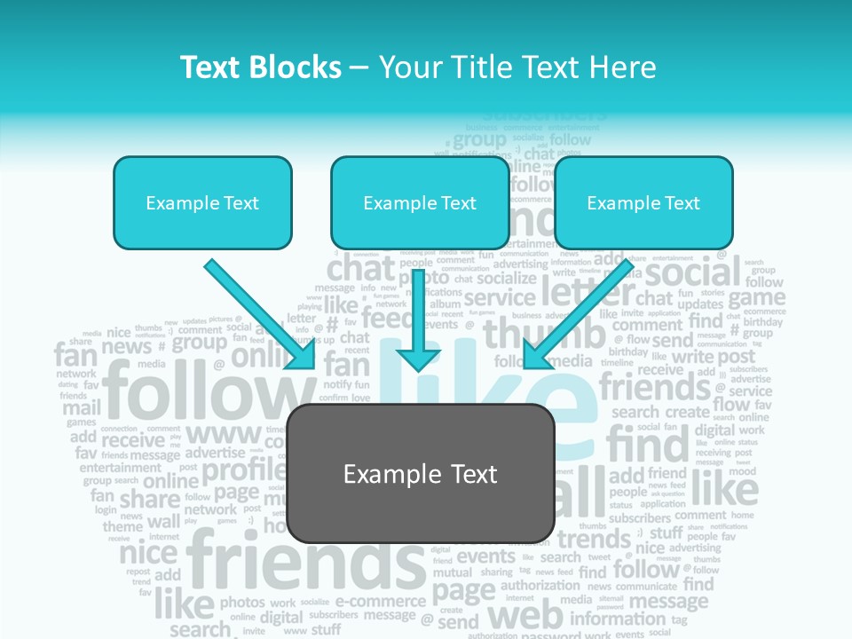 Community Communication Well PowerPoint Template