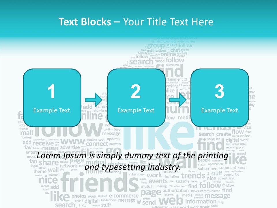 Community Communication Well PowerPoint Template