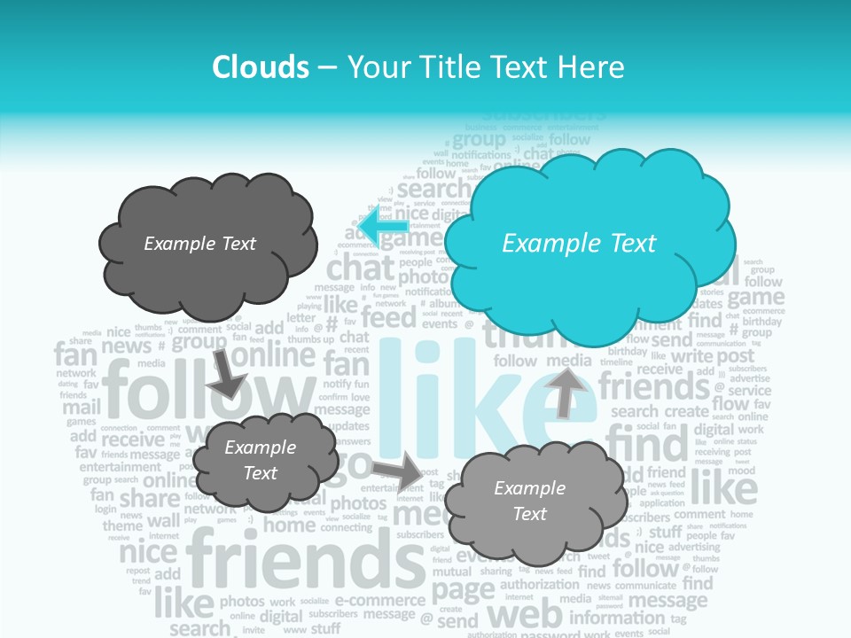 Community Communication Well PowerPoint Template